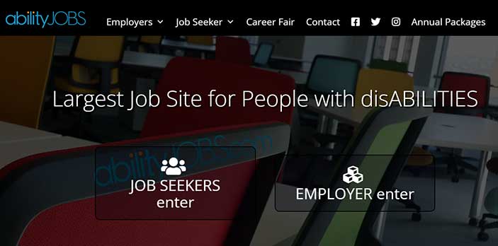 Ability Jobs Homepage